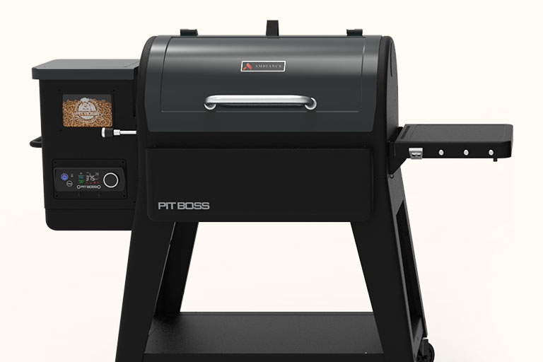 The Bull Pit 900 pellet grill, available at The One Stop Fireplace Shop